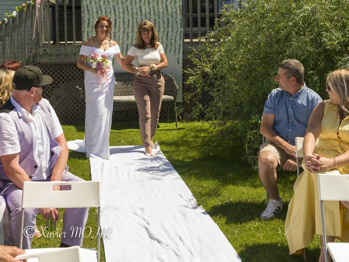 L'arrivée de la mariée