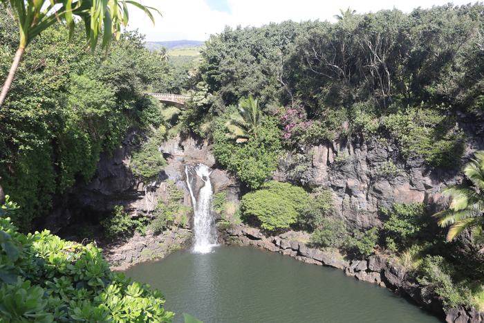 Bassin et cascade, Maui