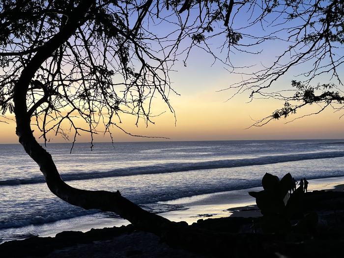 Coucher de soleil sur le Pacifique